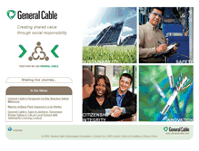 Tablet Screenshot of generalcablecsr.com